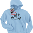 Best friends świetna dziecięca bluza - sky blue