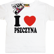 I love Pszczyna koszulka dla dziecka - biały