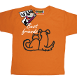 Best friends świetna koszulka dziecięca - orange
