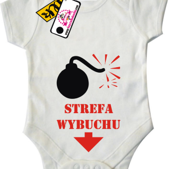 Strefa wybuchu - świetne dziecięce body, kod: SZDZ00036B