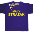 Mały strażak super koszulka dla syna - purple