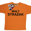Mały strażak super koszulka dla syna - orange