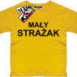 Mały strażak super koszulka dla syna - yellow