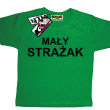 Mały strażak super koszulka dla syna - green