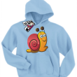 Ślimaczek ścigaczek super dziecięca bluza - błękitny