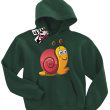 Ślimaczek ścigaczek super dziecięca bluza - butelkowy