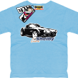 Cobra shelby świetny tshirt dziecięcy - błękitny
