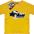 Cobra shelby świetny tshirt dziecięcy - żółty