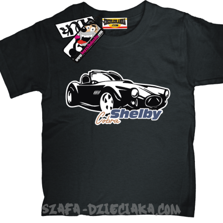 Cobra shelby świetny tshirt dziecięcy - czarny