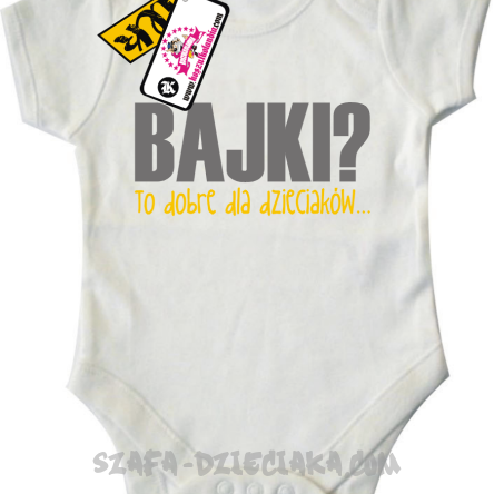 Bajki to dobre dla dzieciaków - super body dziecięce - biały