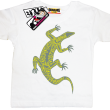 Salamandra jaszczurka świetna koszulka dla dziecka - biała