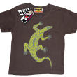 Salamandra jaszczurka świetna koszulka dla dziecka - brązowa