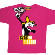 czas do piachu zabawna koszulka - różowa