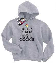 Keep Calm and Eat a Cookie - bluza dla dziecka