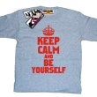 Keep calm and be yourself tshirt idealny dla dziecka - melange