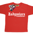 Zadymiarz podwórkowy śmieszna koszulka dziecięca - czerwona