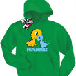 Diplodogi Przyjaciele - bluza dla dziecka - zielony