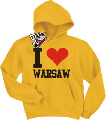 I love Warsaw - odlotowa bluza dziecięca, kod: SZDZ00117S