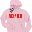 ADHD świetna bluza dziecięca z kapturem - pink