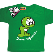 Żółwik zaraz zapsoce zabawny tshirt dziecięcy - zielony