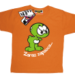 Żółwik zaraz zapsoce zabawny tshirt dziecięcy - pomarańczowy