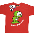Żółwik zaraz zapsoce zabawny tshirt dziecięcy - czerwony