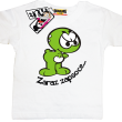 Żółwik zaraz zapsoce zabawny tshirt dziecięcy - biały