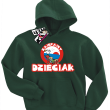 Zajefajny dzieciak super dziecięca bluza - butelkowy
