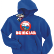 Zajefajny dzieciak super dziecięca bluza - niebieski