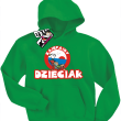 Zajefajny dzieciak super dziecięca bluza - zielony