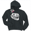Smile Mem - bluza dziecięca z kapturem - czarny