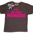 Będę jak moja mamusia koszulka dziecięca - brązowy