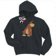 Gorylek Zamyślony - bluza dla dziecka - czarny