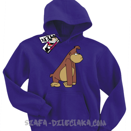 Gorylek Zamyślony - bluza dla dziecka - fioletowy