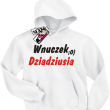 Wnuczek dziadziusia świetna bluza dla chłopca - biały