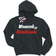 Wnuczek dziadziusia świetna bluza dla chłopca - czarny