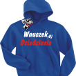 Wnuczek dziadziusia świetna bluza dla chłopca - niebieski