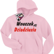 Wnuczek dziadziusia świetna bluza dla chłopca - różowy