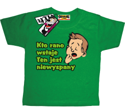 Kto rano wstaje... - odlotowa dziecięca koszulka, kod: SZDZ00196K
