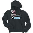 Bomb stickers świetna bluza dziecięca - black