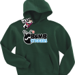 Bomb stickers świetna bluza dziecięca - bottle-green
