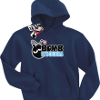 Bomb stickers świetna bluza dziecięca - navy-blue