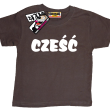Cześć dziecięca koszulka - brązowy