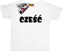 Cześć - dziecięca koszulka, kod: SZDZ00135K