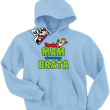 Uważaj mam starszego brata super bluza dziecięca - błękitny