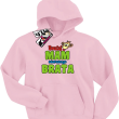 Uważaj mam starszego brata super bluza dziecięca - różowy
