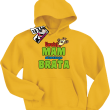 Uważaj mam starszego brata super bluza dziecięca - żółty
