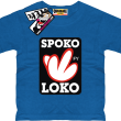 Spoko loko koszulka dla małego luzaka - niebieski