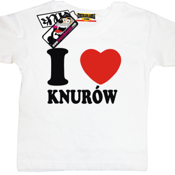 I love Knurów - tshirt dziecięcy, kod: SZDZ00220K