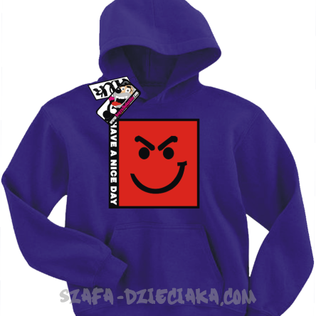 Have a nice day odlotowa bluza dziecięca - purple